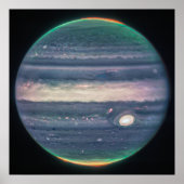 Jupiter Neon Glows NIRCam | JWST Poster (Vorne)