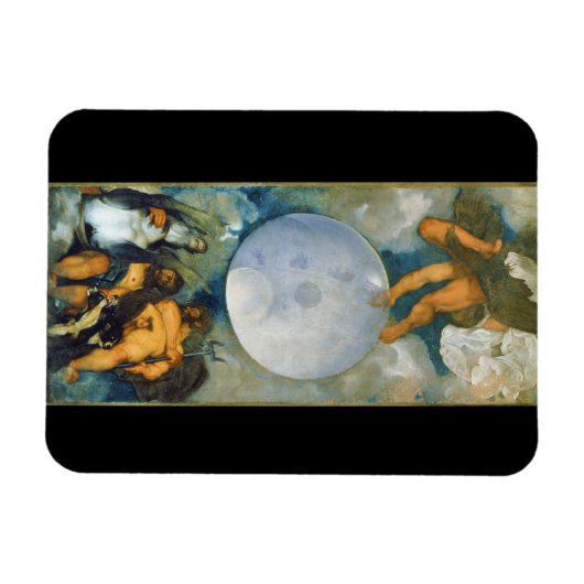 Jupiter Neptun und Pluto von Caravaggio im Jahr 15 Magnet (Horizontal)