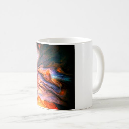Jupiter Nord-Temperatgürtel wirbeln Wolken Kaffeetasse (VorderseiteRechts)