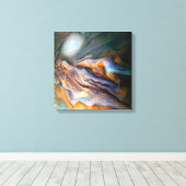 Jupiter Nord-Temperatgürtel wirbeln Wolken Leinwanddruck (Insitu (Holzboden))