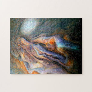 Jupiter Nord-Temperatgürtel wirbeln Wolken Puzzle
