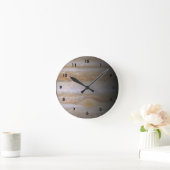 Jupiter planet astronomy nebula space galaxy runde wanduhr (Zuhause)