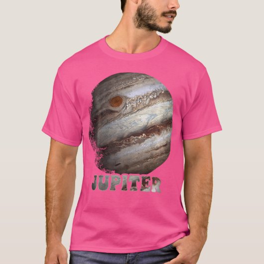 Jupiter Planet Solar System Astronomie T-Shirt (Vorderseite)