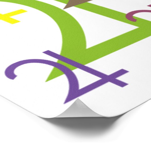 Jupiter-Poster Poster (Ecke)