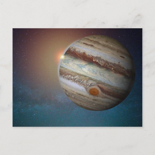 Jupiter Postkarte (Vorderseite)