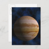 Jupiter Postkarte (Vorne/Hinten)