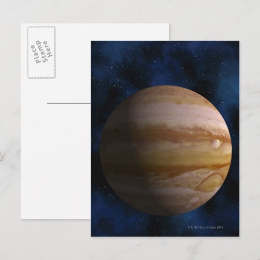 Jupiter Postkarte (Vorne/Hinten)
