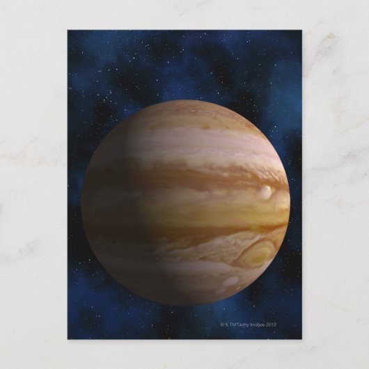 Jupiter Postkarte (Vorderseite)