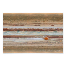 Jupiter Red Spot Nah-Up-Foto Fotodruck