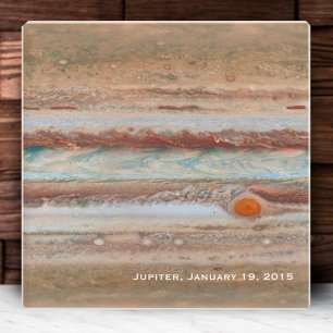 Jupiter Red Spot Nah-Up-Foto Glasuntersetzer