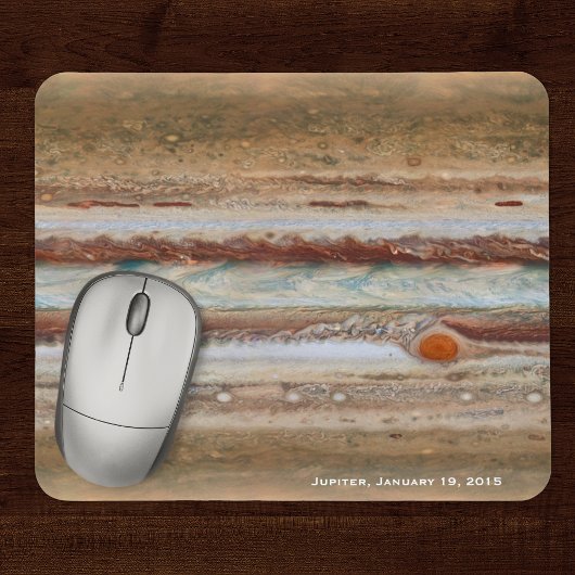Jupiter Red Spot Nah-Up-Foto Mousepad