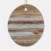 Jupiter Red Spot Nah-Up Fotograf Weihnachten Keramik Ornament (Links)