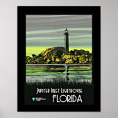 Jupiter, Reiseplakat aus Florida Poster (Vorne)
