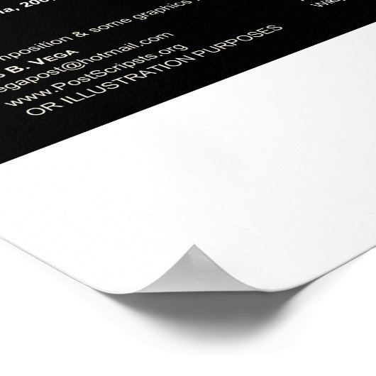 Jupiter-Retrograden Poster (Ecke)