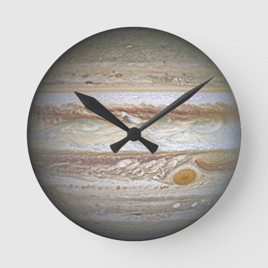 Jupiter Runde Wanduhr (Vorderseite)