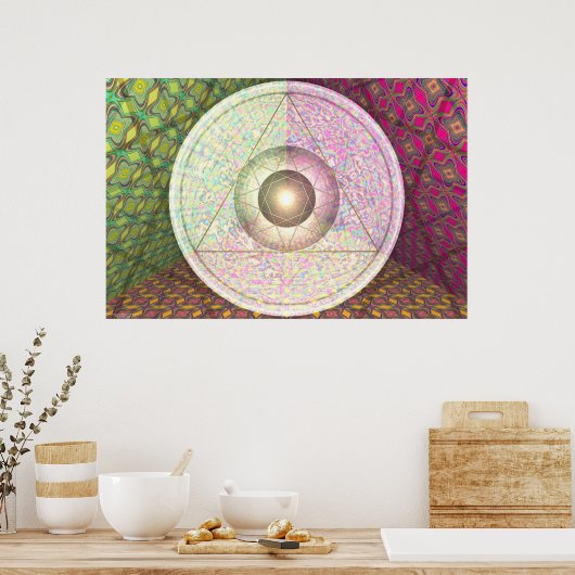 Jupiter, Saturn und Uranus pro Martineau Poster (Küche)