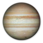 Jupiter Striped Solar System Planet Sagittarier Keramikknauf (Vorderseite)