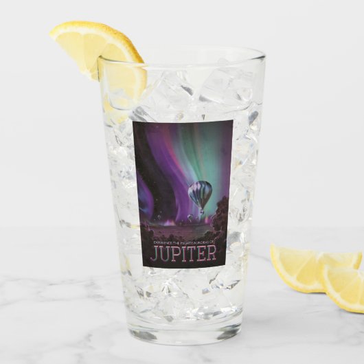 Jupiter Travel by Hot Air Ballon Bighty Auroras Glas (Vorderseite Ice)