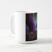 Jupiter Travel by Hot Air Ballon Bighty Auroras Kaffeetasse (Vorderseite Links)