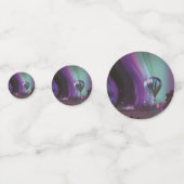 Jupiter Travel by Hot Air Ballon Bighty Auroras Konfetti (Rückseiten)