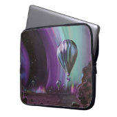 Jupiter Travel by Hot Air Ballon Bighty Auroras Laptopschutzhülle (Vorderseite Links)