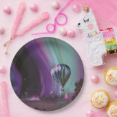 Jupiter Travel by Hot Air Ballon Bighty Auroras Pappteller (Party)