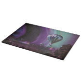 Jupiter Travel by Hot Air Ballon Bighty Auroras Schneidebrett (Ecke)