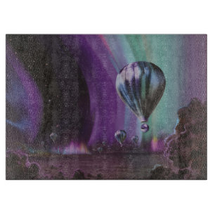 Jupiter Travel by Hot Air Ballon Bighty Auroras Schneidebrett