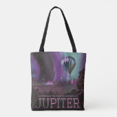 Jupiter Travel by Hot Air Ballon Bighty Auroras Tasche (Rückseite)