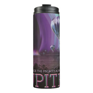 Jupiter Travel by Hot Air Ballon Bighty Auroras Thermosbecher