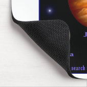 Jupiter und Europa Mousepad (Ecke)