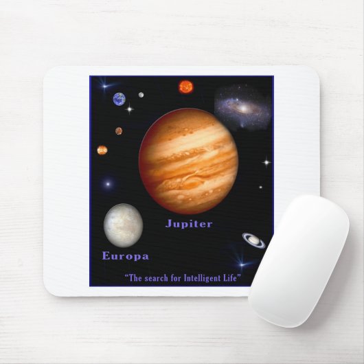 Jupiter und Europa Mousepad (Mit Mouse)