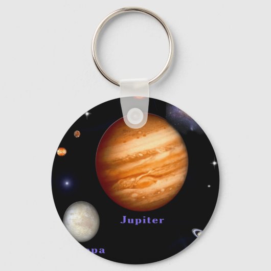 Jupiter und Europa Schlüsselanhänger (Vorderseite)