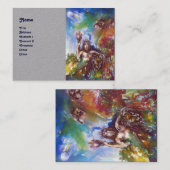 JUPITER UND LION Griechische Mythologie - Graues P Visitenkarte (Vorne/Hinten)