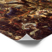 Jupiter und Semele Poster (Ecke)