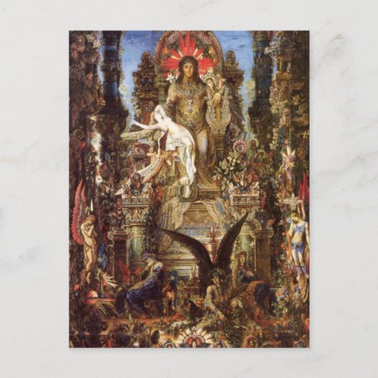 Jupiter und Semele Postkarte (Vorderseite)