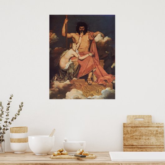 Jupiter und Thetis Poster (Küche)