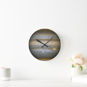 Jupiter Wall Clock Runde Wanduhr (Zuhause)