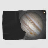 Jupiter Weltraum Golfhandtuch (Horizontal)