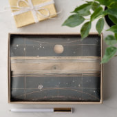 Jupiter-zentrierte Celestial Chart Design Seidenpapier (Geschenk)