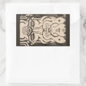 Jupiter Zeus King of Gods Griechische Mythologie B Rechteckiger Aufkleber (Tasche)