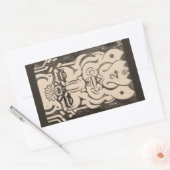 Jupiter Zeus King of Gods Griechische Mythologie B Rechteckiger Aufkleber (Umschlag)