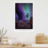 Jupiter | Zukunftsvisionen der NASA Poster (Küche)