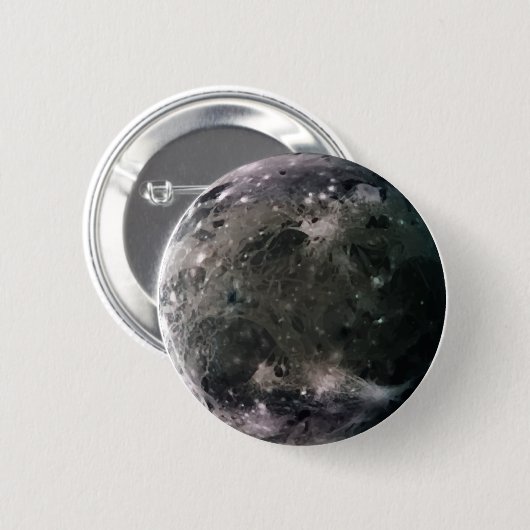 Jupitermond Ganymede Button (Vorne & Hinten)