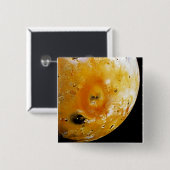 Jupitermond Io Button (Vorne & Hinten)