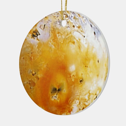 Jupitermond Io Keramikornament (Links)