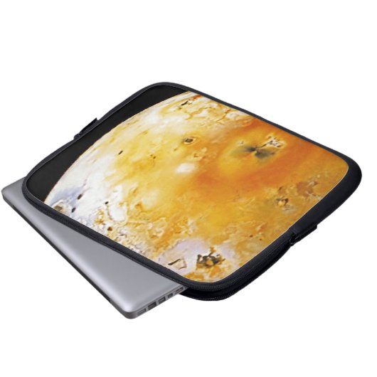 Jupitermond Io Laptopschutzhülle (Vorne Knopf)