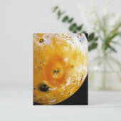 Jupitermond Io Postkarte (Stehend Vorderseite)