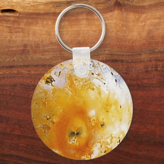Jupitermond Io Schlüsselanhänger (Vorderseite)
