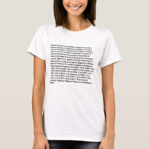 Jupitermonde, alle T-Shirt